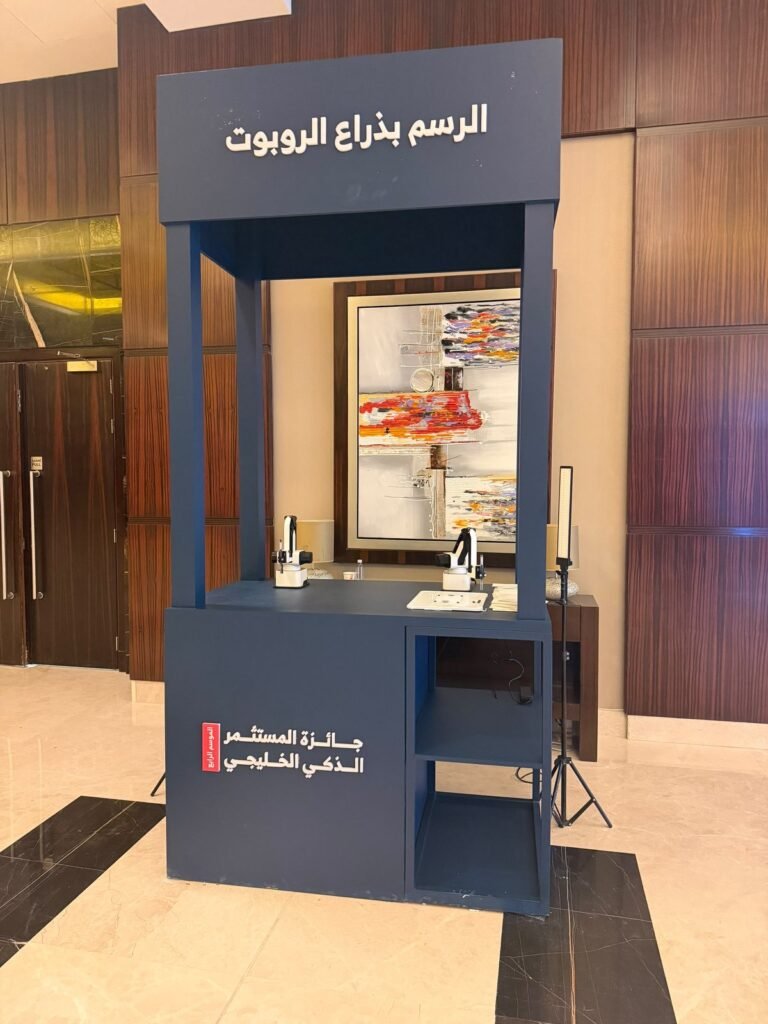 الروبوت الرسام في الفعاليات